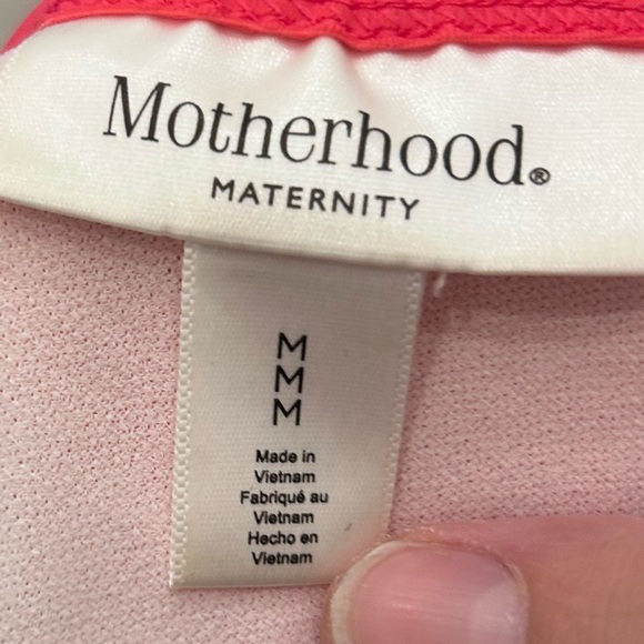 Motherhood Pink Maternity Top B20 - Picture 3 of 3